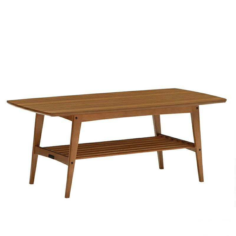 カリモク60 リビングテーブル（小）ウォルナット メラミン化粧板天板の素材木
