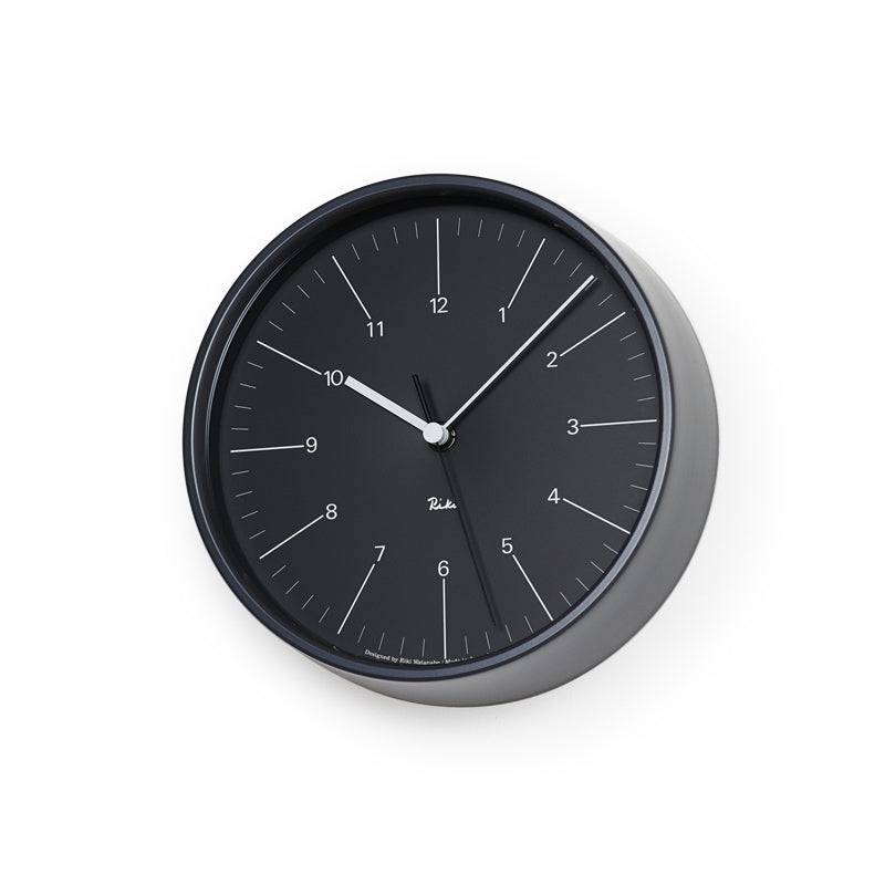 Lemnos RIKI STEEL CLOCK（リキ スチール クロック）［電波時計］