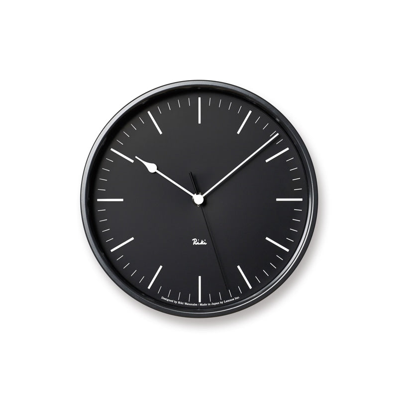 Lemnos RIKI STEEL CLOCK（リキ スチール クロック）［電波時計］