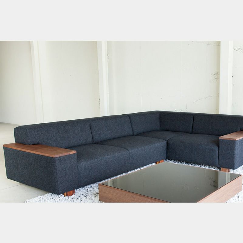 FLANNEL SOFA（フランネルソファ）BRICK（ブリック） 2.5人掛け片肘