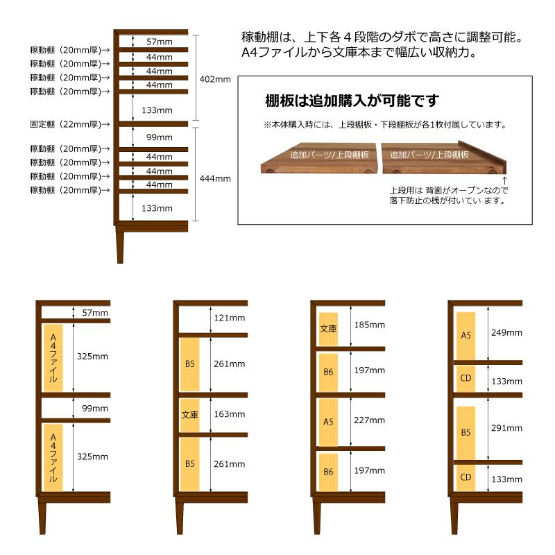 カリモク60+ シェルフ（ウォールナット色塗装） – FELICE.ONLINE