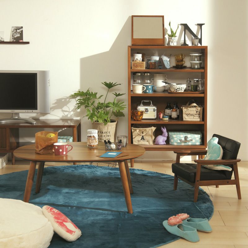 カリモク60+ ローテーブル（ウォールナット色塗装） – FELICE.ONLINE